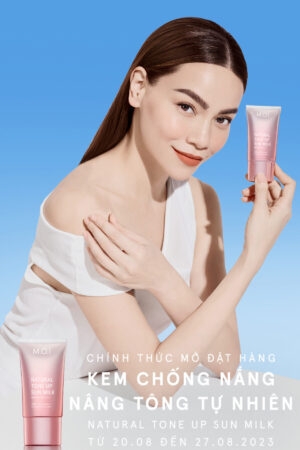 [TẶNG KÈM QUÀ] KEM CHỐNG NẮNG NÂNG TONE NATURAL TONE UP SUN MILK M.O.I 40ML