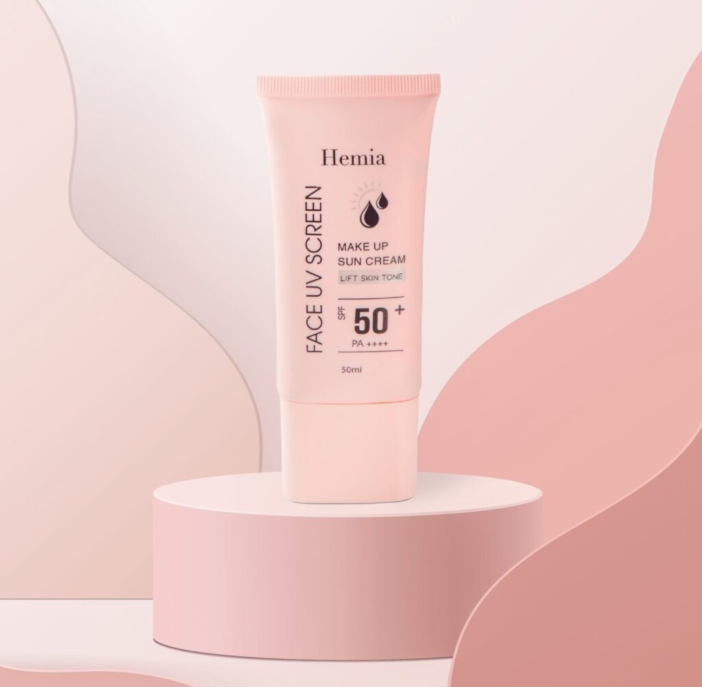 Kem chống nắng Hemia Hàn Quốc chính hãng bảo vệ da lên đến 8H