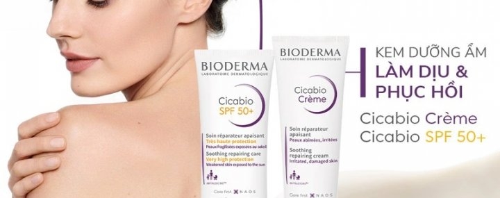Kem dưỡng phục hồi da Bioderma Cicabio Crème (Màu TÍM) - 40ml-pháp