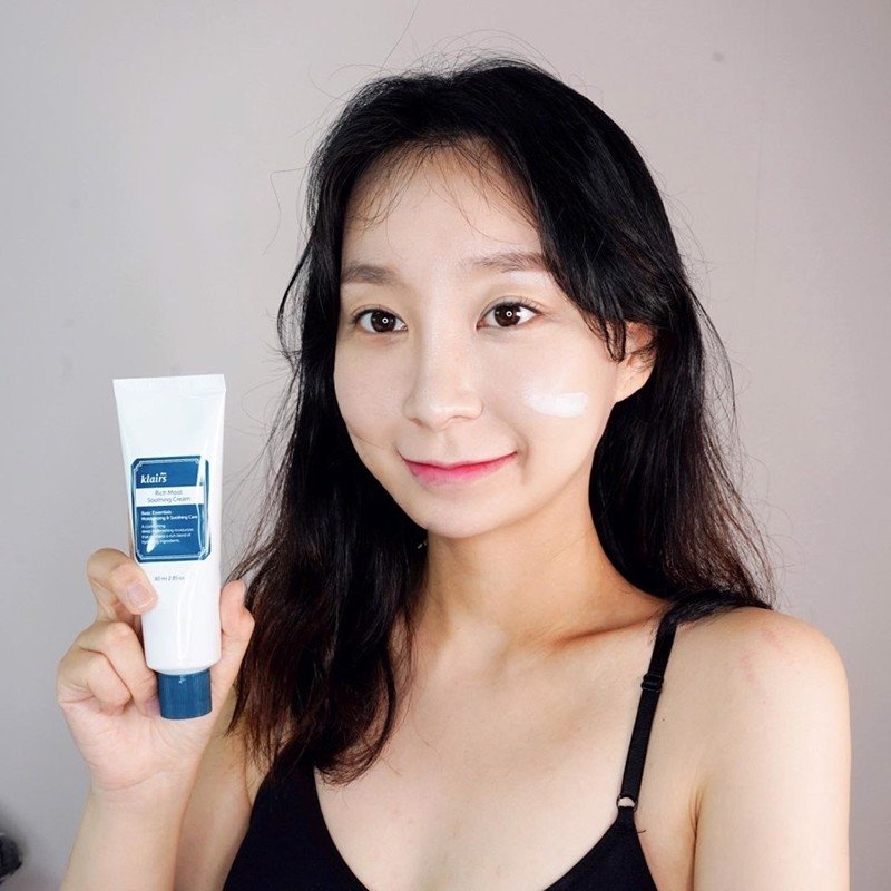 Kem dưỡng ẩm sâu KLAIRS RICH MOIST SOOTHING CREAM - 80ml ( MÀU TRẮNG TUÝP ) -hàn