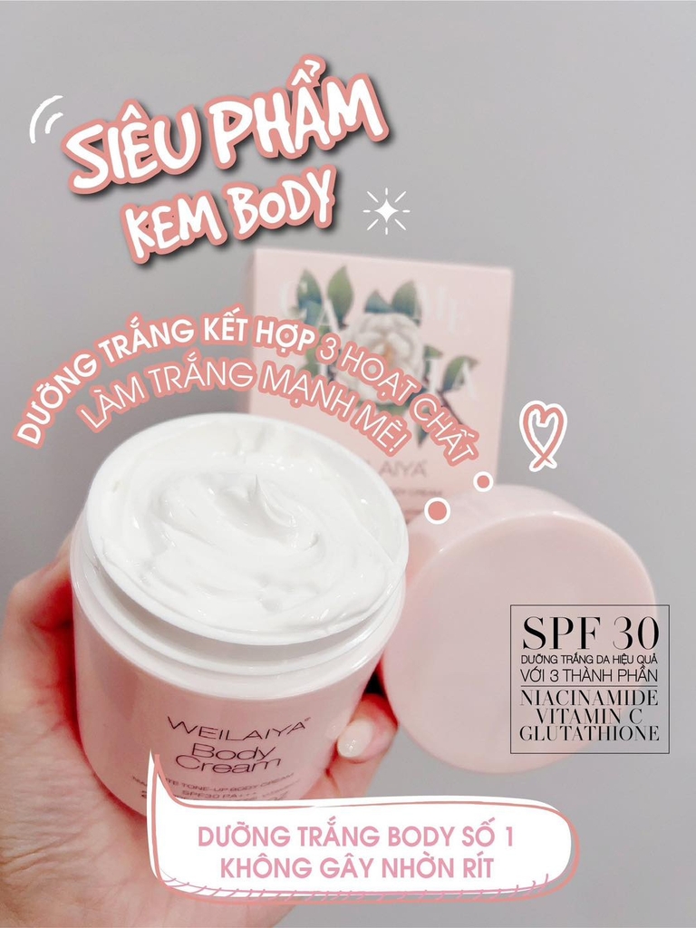 KEM BODY TRẮNG DA WEILAIYA-hàn