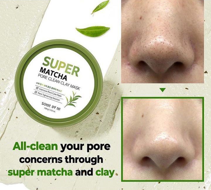 MẶT NẠ ĐẤT SÉT MATCHA SOME BY ME-hàn