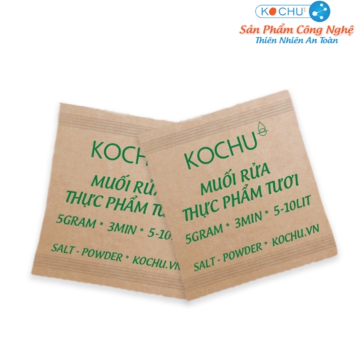 Muối rửa thực phẩm tươi Kochu  2. Thương hiệu: Kochu