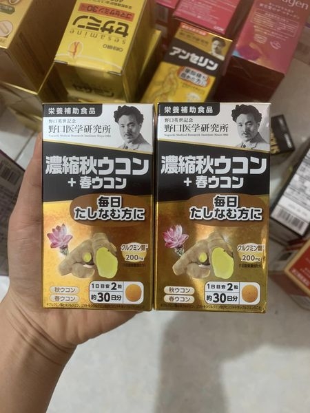 Viên nghệ vàng hỗ trợ gan 𝗡𝗼𝗴𝘂𝗰𝗵𝗶 𝗔𝗸𝗶 𝗠𝗲𝗶𝗷𝗶 𝗨𝗸𝗼𝗻 Nhật Bản 60 viên