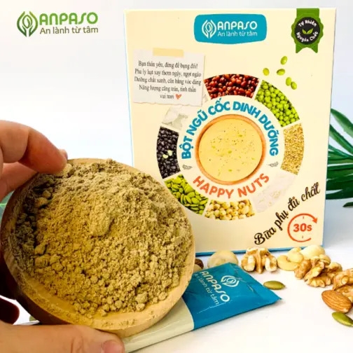 Ngũ Cốc Dinh Dưỡng Happy Nuts – Ngũ Cốc Tiện Lợi Anpaso