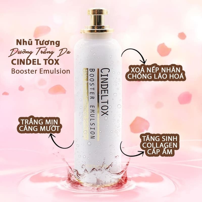 Nhũ Tương Tái Tạo Da - CINDEL TOX