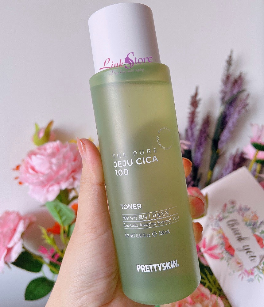 Nước hoa hồng RAU MÁ JEJU CICA - Pretty Skin-hàn