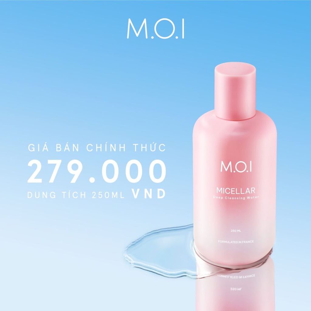 NƯỚC TẨY TRANG M.O.I MICELLAR DEEP CLEANSING WATER MINISIZE 40ML