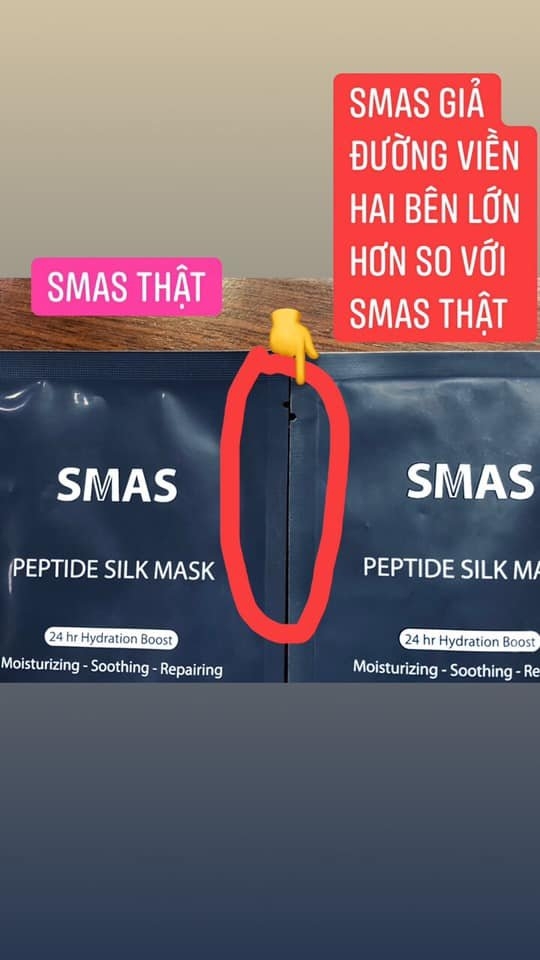 Mặt Nạ Phục Hồi Cấp Ẩm Cao Cấp Smas Peptide Silk Mask- 04miếng-nhật