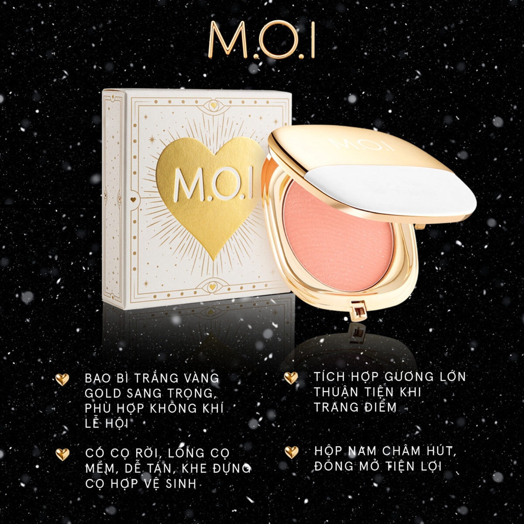 PHẤN MÁ HỒNG M.O.I PHIÊN BẢN MÙA LỄ HỘI No.4 – Sweet Baby Rose – Cam Quả Mơ