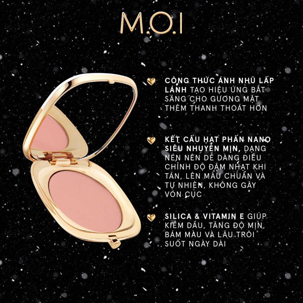 PHẤN MÁ HỒNG M.O.I PHIÊN BẢN MÙA LỄ HỘI No.4 – Sweet Baby Rose – Cam Quả Mơ