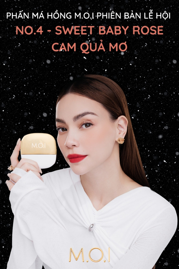 PHẤN MÁ HỒNG M.O.I PHIÊN BẢN MÙA LỄ HỘI No.4 – Sweet Baby Rose – Cam Quả Mơ