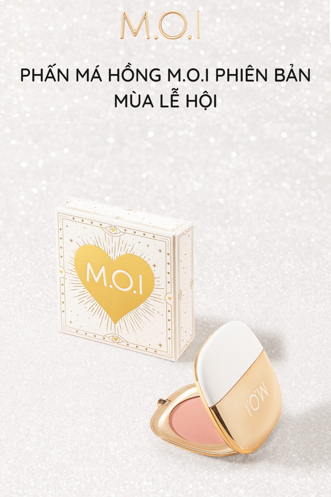 PHẤN MÁ HỒNG M.O.I PHIÊN BẢN MÙA LỄ HỘI No.4 – Sweet Baby Rose – Cam Quả Mơ