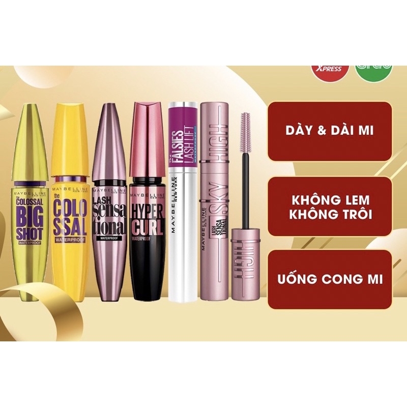 Mascara Maybelline - MÀU HỒNG-usa