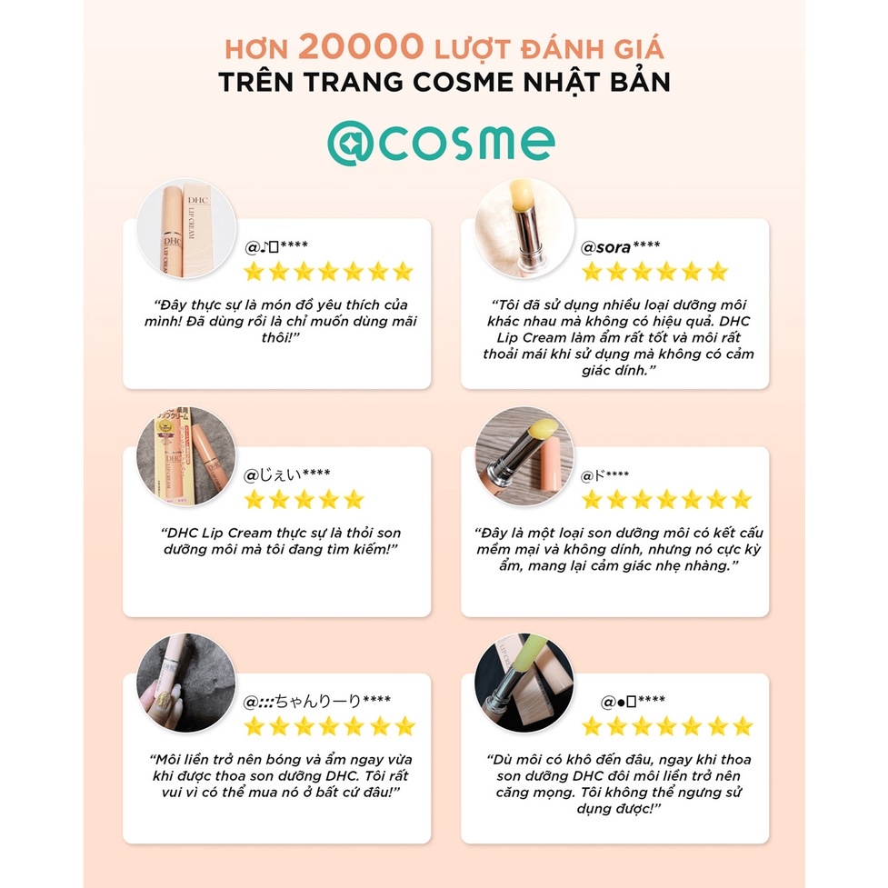 Son dưỡng trị thâm môi DHC - KHÔNG MÀ-nhật