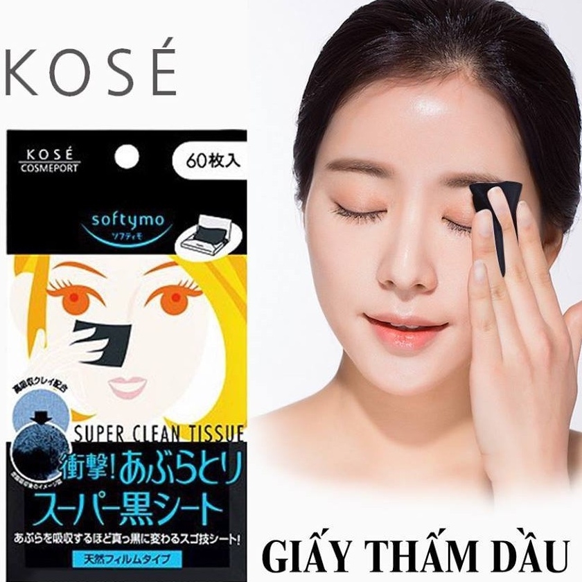 Giấy thấm dầu Kose Softymo-NHẬT
