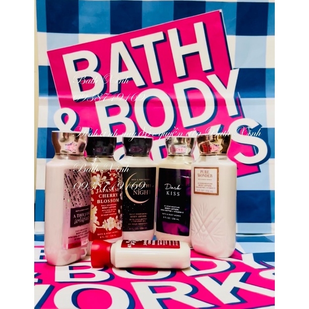 Sữa Dưỡng thể Bath & Body Works Dark Kiss body lotion 236m-mỹ