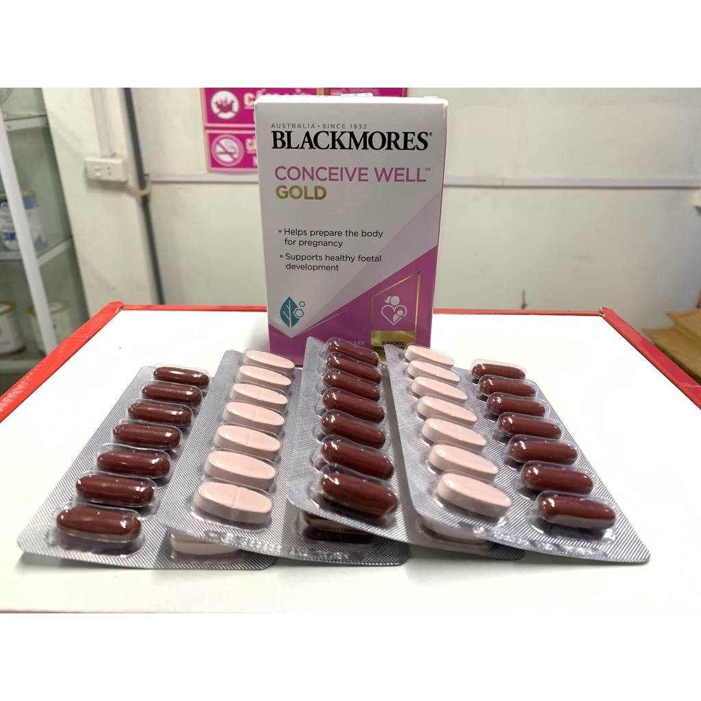 Viên uống tăng thụ thai Blackmores Conceive Well Gold -56 Viên-úc
