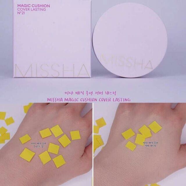 Phấn nước Missha Magic Cushion 1 lõi VỎ HỒNG-hàn