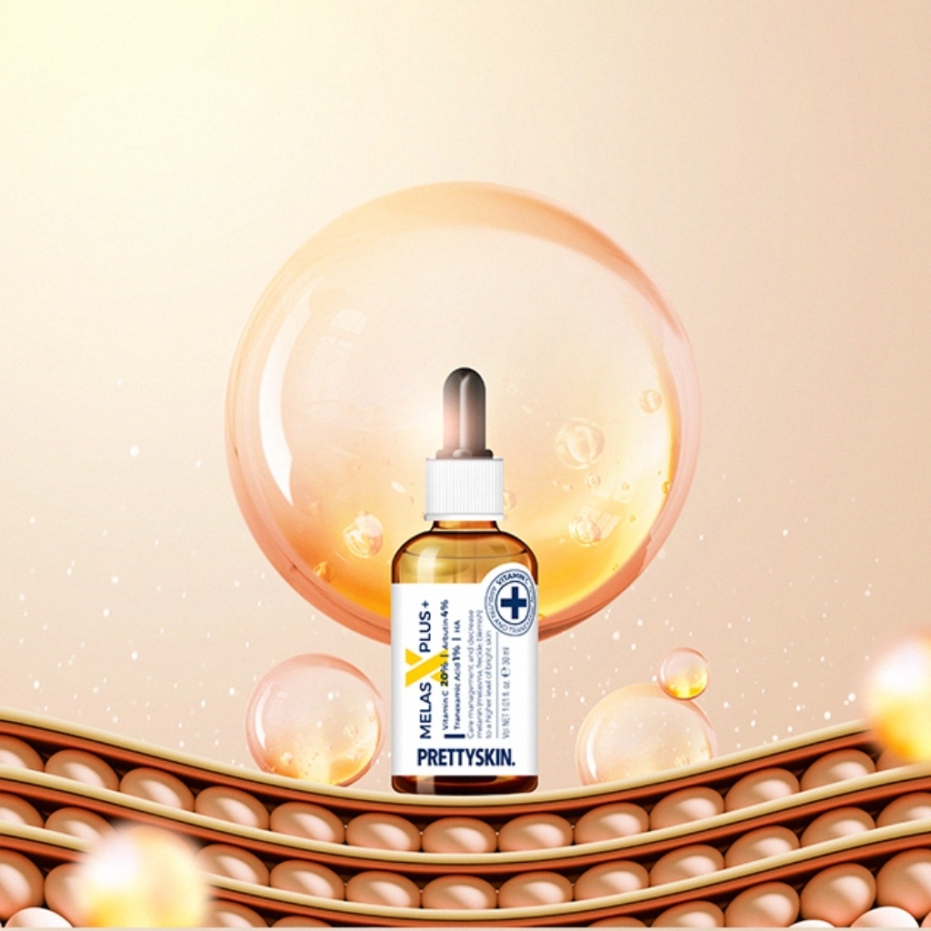 Tinh chất trị nám Trắng da Melas X Plus - Pretty Skin-hàn