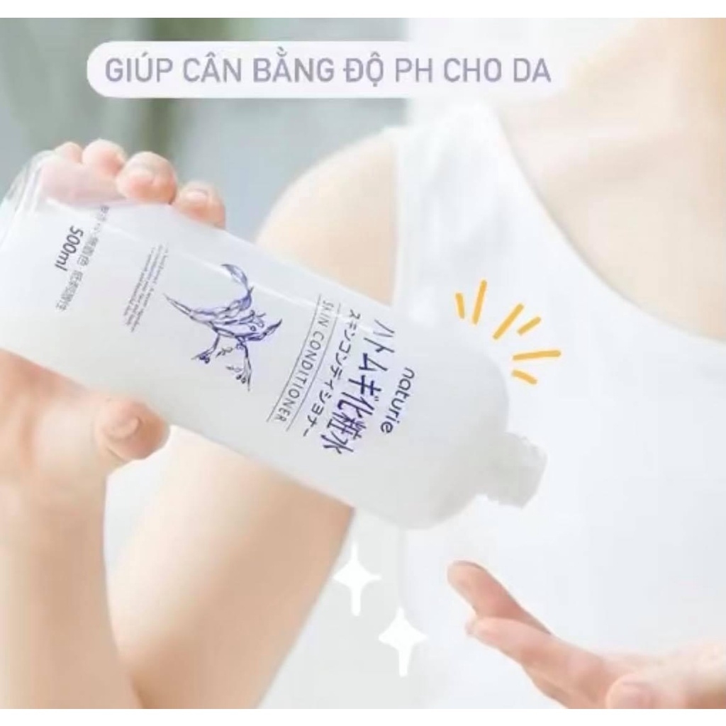 Nước hoa hồng ý dĩ Hatomugi -500ml Nhật bản