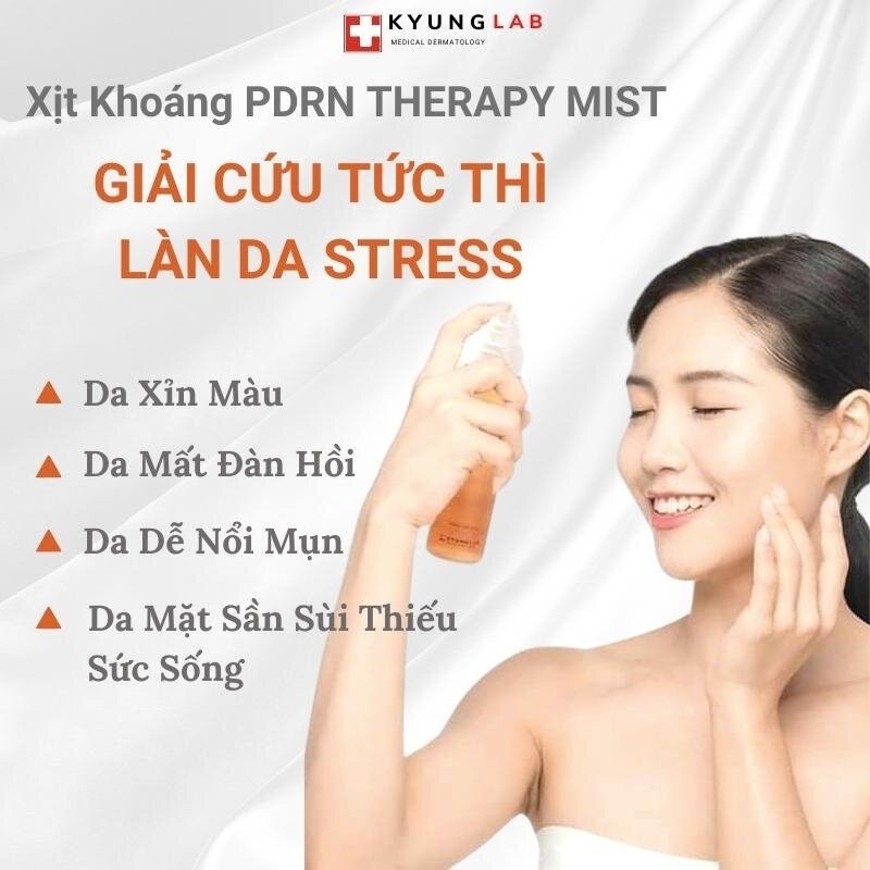 Xịt Khoáng Tế Bào Gốc Dưỡng ẩm Kyung Lab PDRN Therapy Mist 150ml làm dịu da tức thì.-hàn