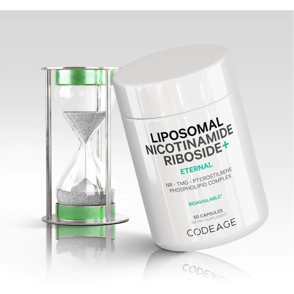 Viên Uống Thuần Chay Trẻ Hóa, Tăng Cường Sức Khỏe Codeage Liposomal NR+ (Nicotinamide Riboside+) CodeAge Authorized