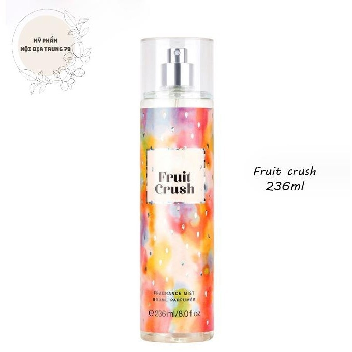 Xịt thơm toàn thân body mist 236ml hương trái cây thơm ngát