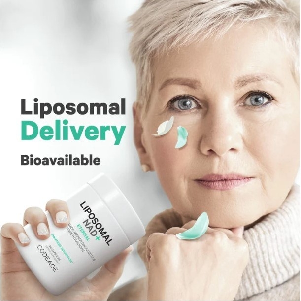 Viên Uống Codeage NAD+ Giúp Trẻ Hóa Đẹp Da, Tăng Cường Sức Khỏe Và Tuổi Thọ Codeage Liposomal NAD+