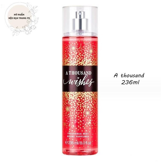 Xịt thơm toàn thân body mist 236ml hương trái cây thơm ngát