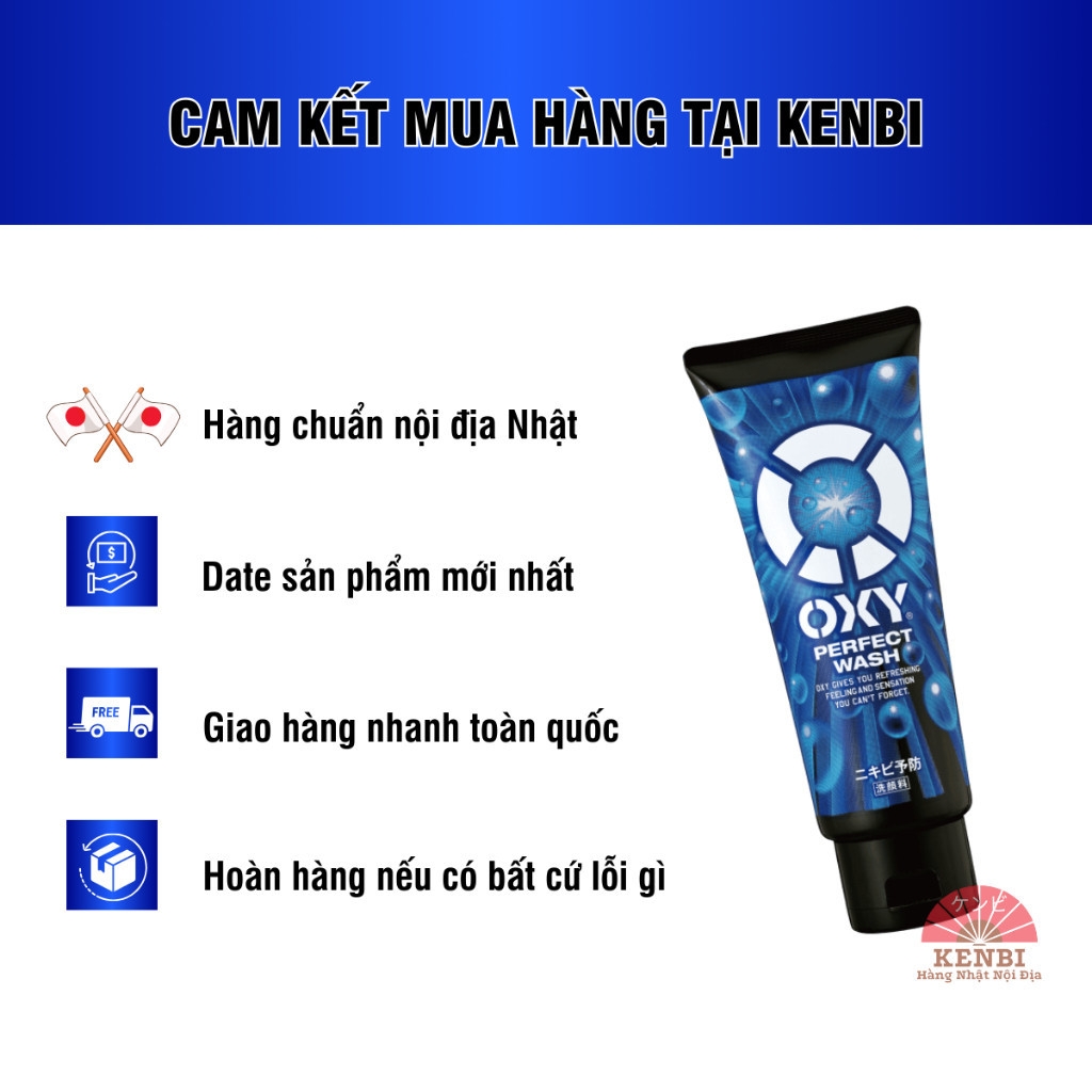 Sữa rửa mặt dành cho nam ==>> Oxy của Nhật Bản