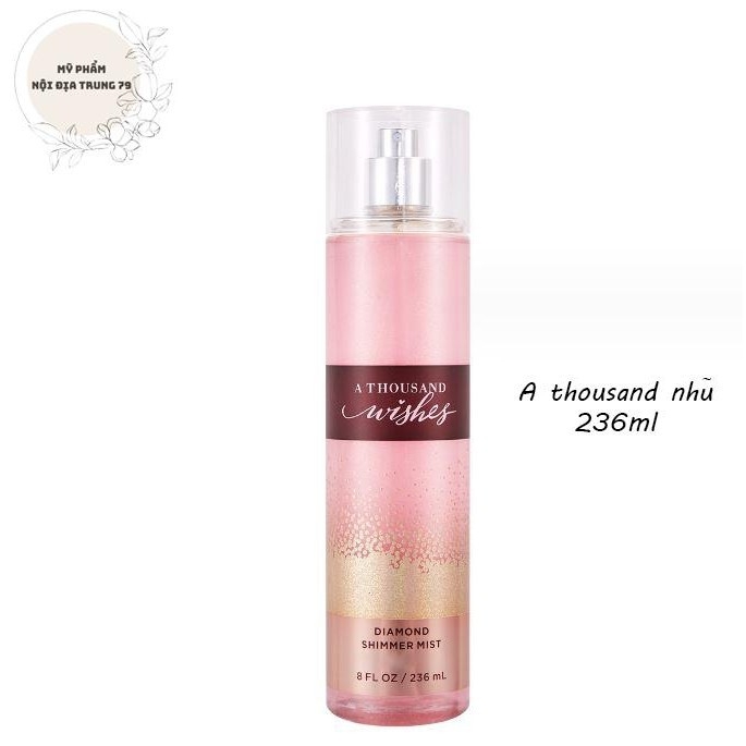 Xịt thơm toàn thân body mist 236ml hương trái cây thơm ngát