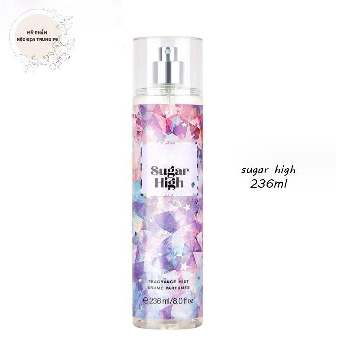Xịt thơm toàn thân body mist 236ml hương trái cây thơm ngát