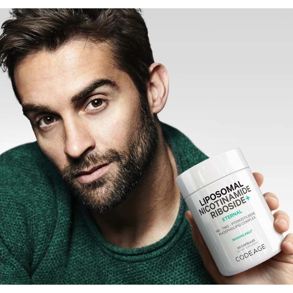 Viên Uống Thuần Chay Trẻ Hóa, Tăng Cường Sức Khỏe Codeage Liposomal NR+ (Nicotinamide Riboside+) CodeAge Authorized