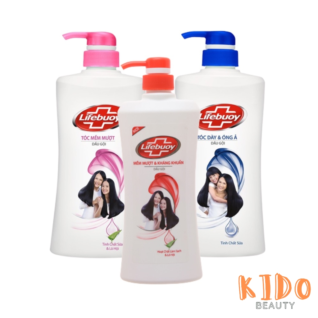 Dầu Gội LIFEBUOY Dưỡng Tóc Dày& Óng Ả Mềm Mượt & khán﻿g khu﻿ẩn 640g | Dầu gội nữ Lifebuoy 340g