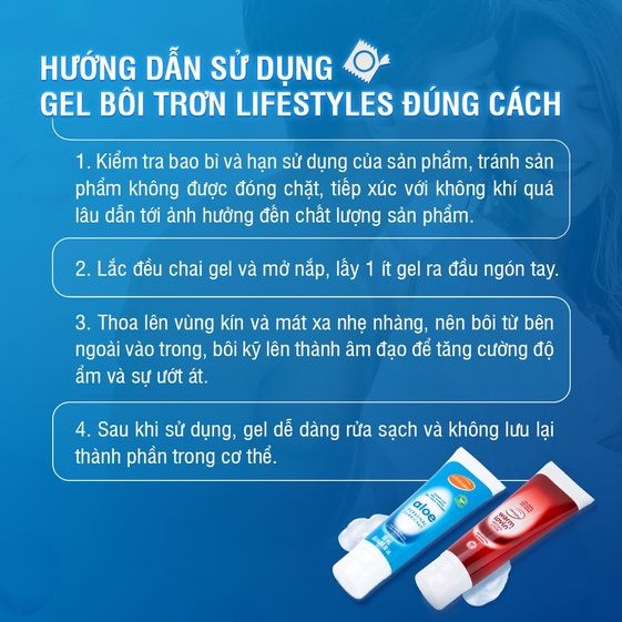 COMBO GEL BÔI TRƠN TINH CHẤT LÔ HỘI LIFESTYLES ALOE 50ML + GEL BÔI TRƠN LIFESTYLES WARM LOVIN' 50ML