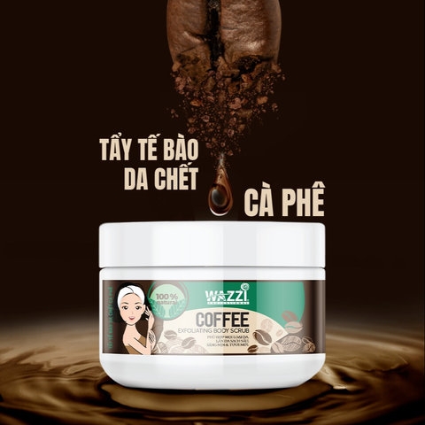 TẨY TẾ BÀO CHẾT TOÀN THÂN CÀ PHÊ WAZZI