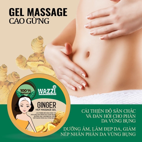 GEL MASSAGE CAO GỪNG WAZZI