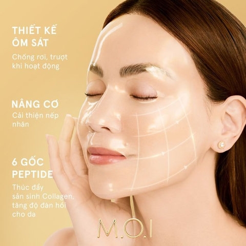 M.O.I-MẶT NẠ GẠO HYDROGEL VÀNG PHIÊN BẢN CAO CẤP 28GR X 3 MIẾNG