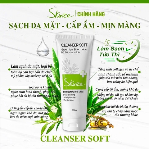 BỘ ĐÔI CHO MỤN SƯNG ĐỎ, SỮA RỬA MẶT NGHỆ NEO CLEANSER 86G & SERUM TRÀM TRÀ 24H ANTI-ACNES 20ML - NEO CLEANSER