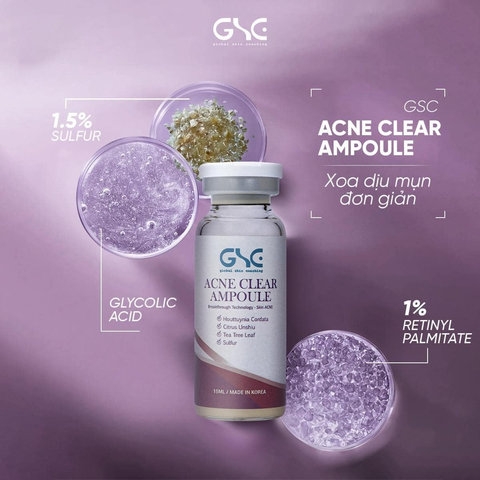TINH CHẤT XỬ LÝ MỤN 15ML/LỌ(ACNE AMPOULE)- GSC