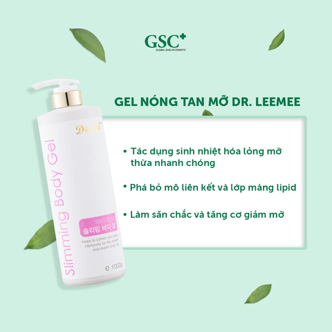 GEL NÓNG TAN MỠ 1000ML/LỌ(SLIMMING BODY GEL)- GSC
