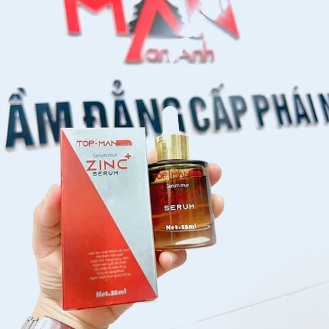 SERUM TRỊ MỤN TỪ THIÊN NHIÊN KHÔNG BONG TRÓC ZINC+ 40ML