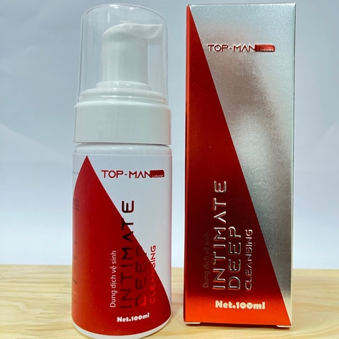 BỌT VỆ SINH NAM TOP-MAN 100ML CHIẾT XUẤT THIÊN NHIÊN, HƯƠNG THƠM NAM TÍNH QUYẾN RŨ - MỸ PHẨM LAN ANH