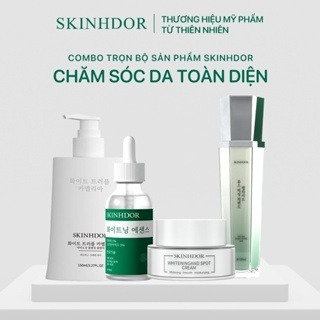 [COMBO 4 SP] COMBO DƯỠNG ẨM MỜ NÁM SÁNG DA SKINHDOR CHIẾT XUẤT TỪ THIÊN NHIÊN