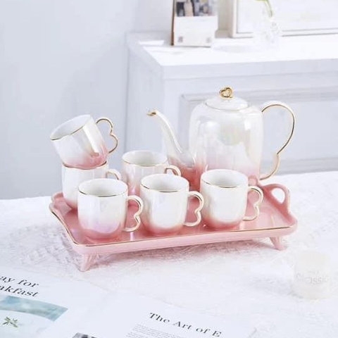 BỘ TRÀ SỨ SƯƠNG ANH NGỌC TRAI ,BỘ ẤM CHÉN