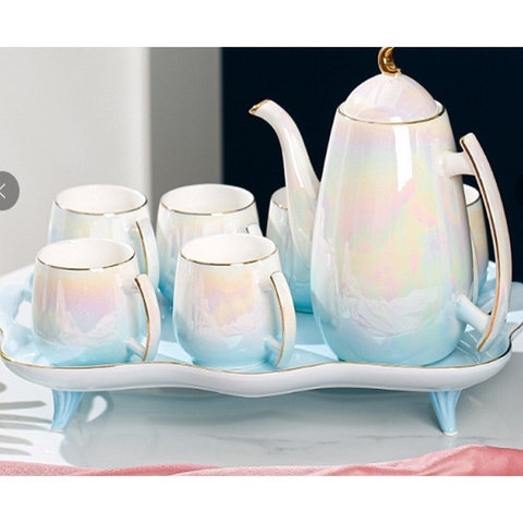 BỘ TRÀ SỨ SƯƠNG ANH NGỌC TRAI ,BỘ ẤM CHÉN