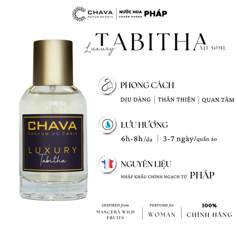 COMBO QUÀ TẶNG] 1 NƯỚC HOA LUXURY 50ML + 1 NƯỚC HOA LUXURY 10ML - CHAVA