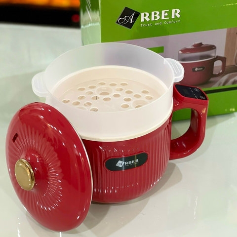 NỒI ,CA NẤU MINI ĐA NĂNG ARBER ,NẤU MÌ ,NẤU LẨU ,CHIÊN GIÁN ,NẤU CHÁO- ARBER