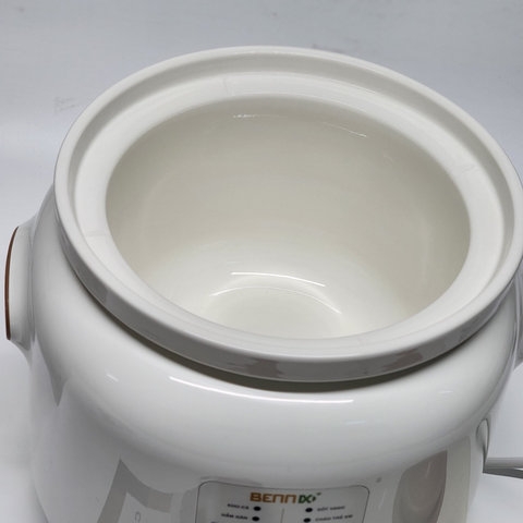 NỒI NẤU CHẬM ĐIỆN TỬ LÕI SỨ HẦM CHÁO CHO BÉ 8 CHỨC NĂNG, HẦM GÀ, KHO CÁ..BN-30SLC - BENNIX